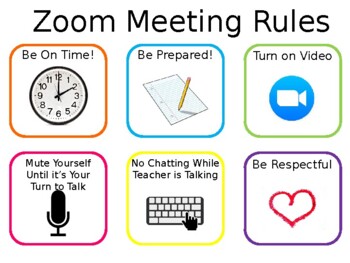 zoom meeting rules